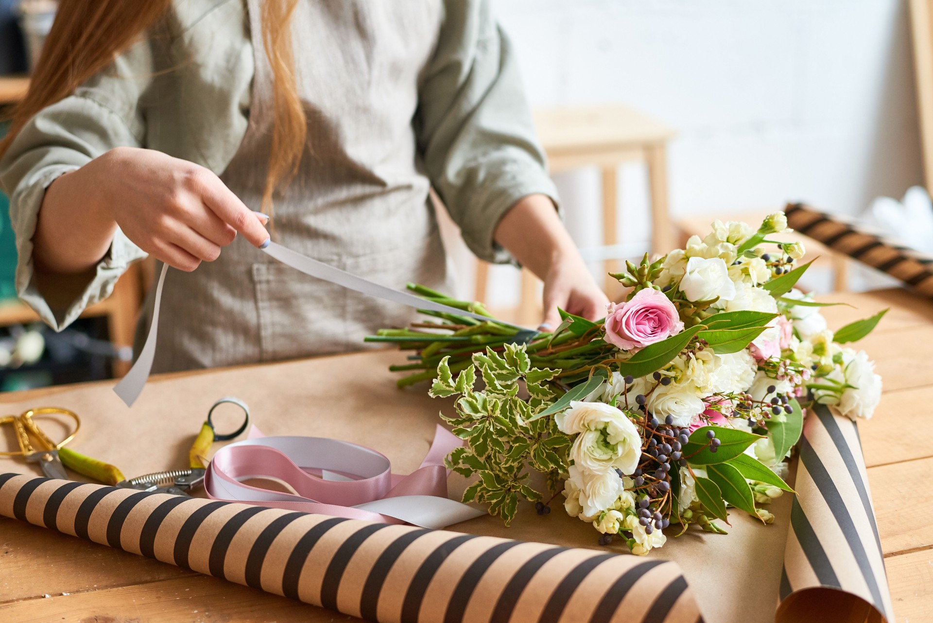 Tender bouquet for special occasion